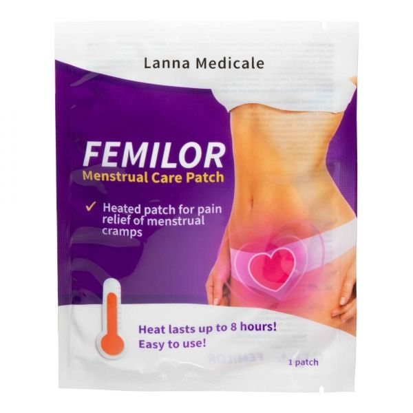 FEMILOR pleistras mažinantis menstruacijų skausmus, 1 vnt