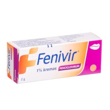 FENIVIR 10 mg/g kremas, 2 g