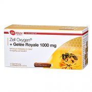 Fermentinės mielių ląstelės buteliukai DR. WOLZ ZELL OXYGEN + GELEE ROYALE, 1000 mg, 14 vnt., 20 ml