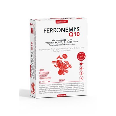 FERRONEMI'S su CoQ10 skystas geležies preparatas, 20 buteliukų