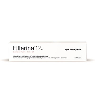 FILLERINA 12 HA, Dermatologinis gelinis užpildas paakiams ir akių vokams, 3 lygis, 15 ml