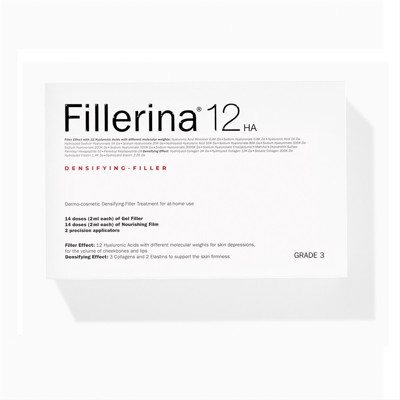 FILLERINA 12 HA, Dermatologinis kosmetinis užpildas, 3 lygis, 2vnt., 30 ml