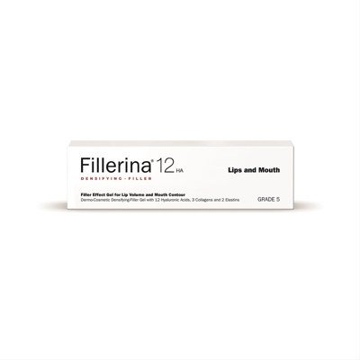 FILLERINA 12HA, Dermatologinis gelinis užpildas lūpoms, 5 lygis, 7 ml