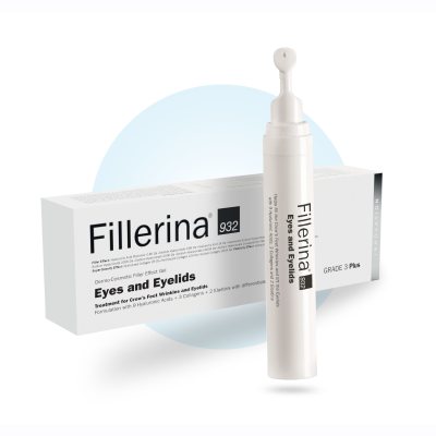 FILLERINA dermatologinis gelinis užpildas paakiams ir akių vokams 932 EYES&EYELIDS, 15 ml