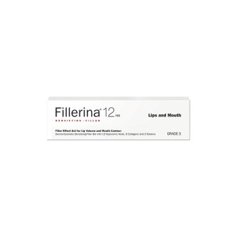 FILLERINA dermatologinis gelis lūpoms 12 HA, 3 lygis, 7 ml