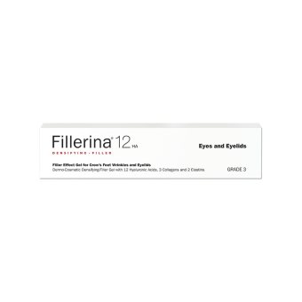 FILLERINA dermatologinis gelis paakių zonai 12 HA, 3 lygis, 15 ml