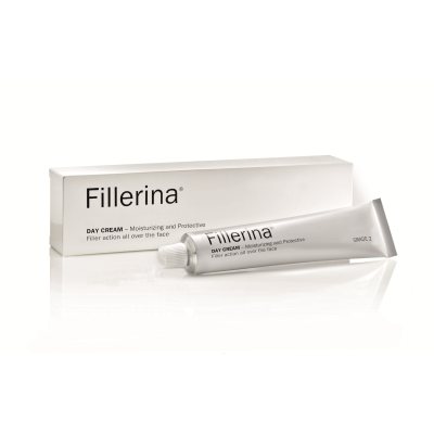 FILLERINA dieninis kremas su 6 hialurono rūgštimis ir peptidais, 2 lygis, 50 ml