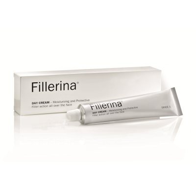 FILLERINA dieninis kremas su 6 hialurono rūgštimis ir peptidais, 3 lygis, 50 ml