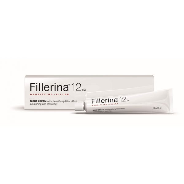 FILLERINA naktinis veido kremas 12HA, 3 lygis, 50 ml