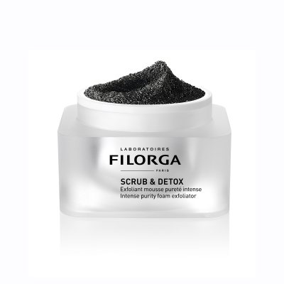 FILORGA SCRUB & DETOX, detoksikuojanti kaukė-šveitiklis su vulkanine anglimi, 50 ml