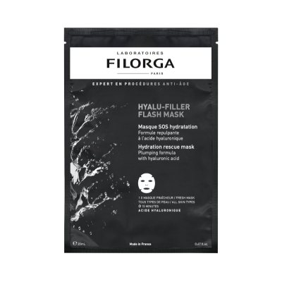 FILORGA Hyalu-Filler Flash Mask lakštinė veido kaukė brandžiai, dehidratuotai odai, N1, 20 ml