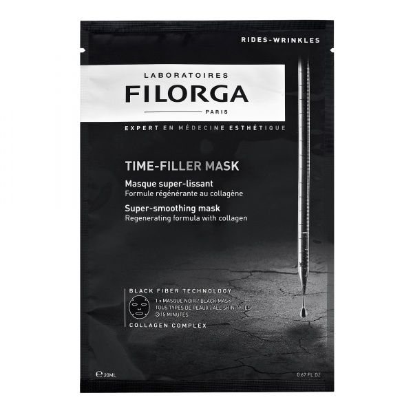 FILORGA lakštinė veido kaukė odai su ryškėjančiomis raukšlėmis TIME-FILLER MASK, 23 g, 1 vnt