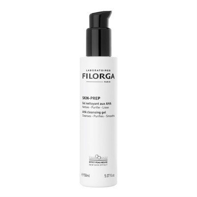 FILORGA SKIN PREP AHA CLEANSING GEL, rūgštinis veido prausiklis mišriai, riebiai odai (2 žingsnis), 150 ml