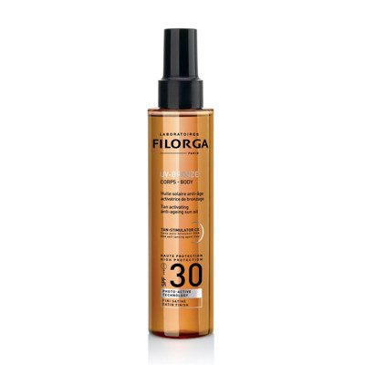 FILORGA UV-BRONZE, aliejus kūnui, SPF30+, 150 ml