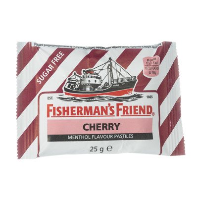 FISHERMAN'S FRIEND, becukrės, vyšnių skonio pastilės, 25 g