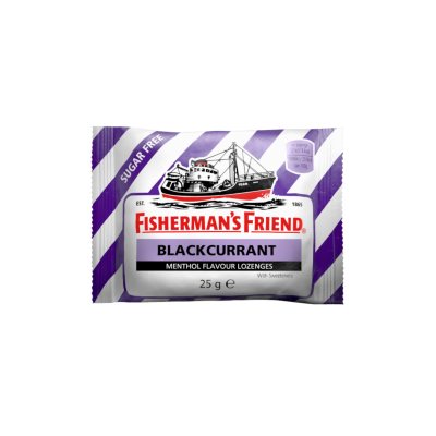 FISHERMAN'S FRIEND juodųjų serbentų skonio pastilės, 25 g