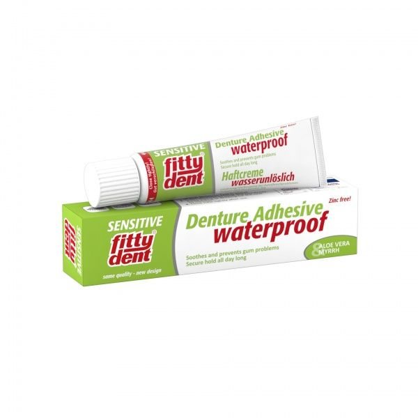 FITTYDENT protezų kremas su alaviju ir mira, 40 g