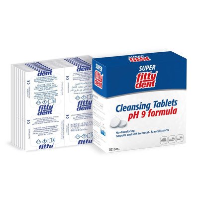 FITTYDENT, protezus valančios tabletės, 32 tabletės