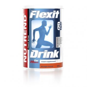 FLEXIT Drink apelsinų skonio milteliai, 400 g