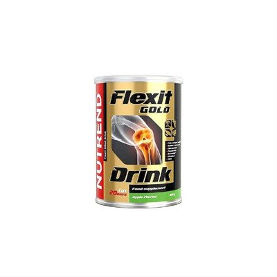 FLEXIT GOLD DRINK, obuolių skonio, milteliai, 400 g
