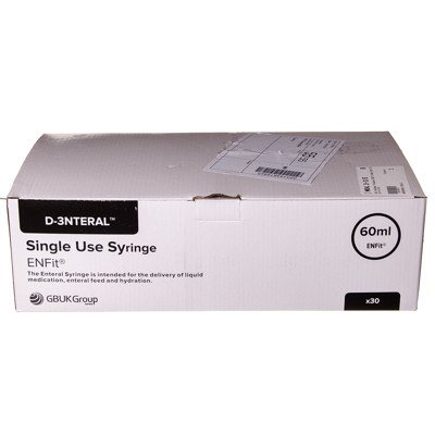 FLOCARE ENFIT, švirkštas, 30 vnt., 60 ml