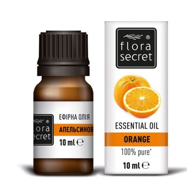 FLORA SECRET, apelsinų eterinis aliejus, 10 ml