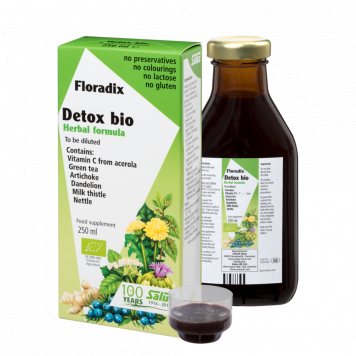 FLORADIX Detox Bio skystis, 250 ml