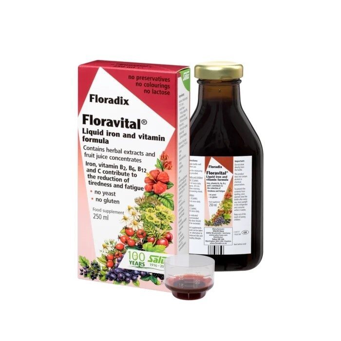 FLORADIX FLORAVITAL, su matavimo indeliu, 250 ml