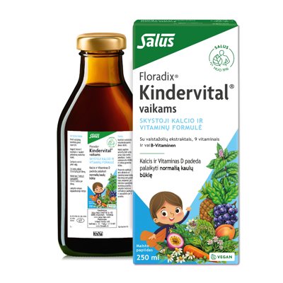 FLORADIX KINDERVITAL, VAIKAMS, 250 ml