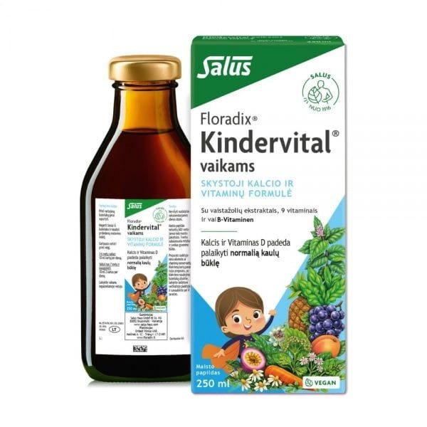 FLORADIX maisto papildas KINDERVITAL, 250 ml