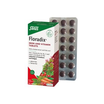 FLORADIX TABLETS geležies tabletės, 84 Tabletės