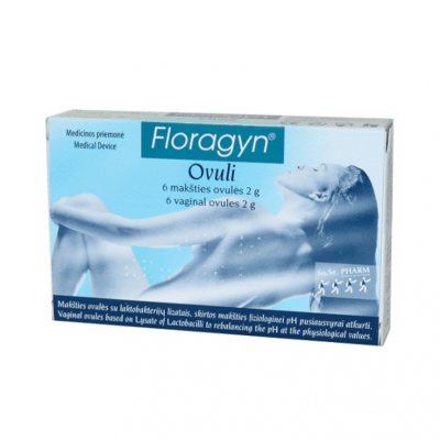 FLORAGYN makšties žvakutės OVULI N6