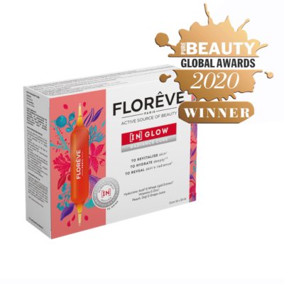FLOREVE (IN) GLOW maisto papildas odos švytėjimui, N14, 15 ml