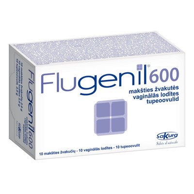 FLUGENIL 600, 10 ovulių