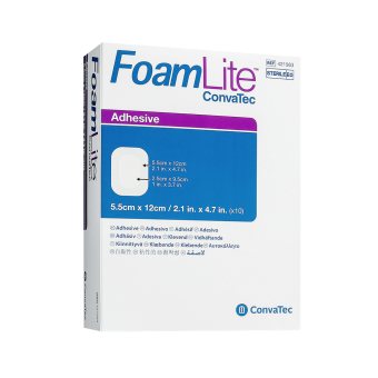 FOAM LITE tvarstis CONVATEC, x 12 cm, 10 vnt., 5.5 cm