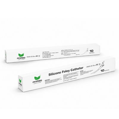 FOLEY CH10, silikono kateteris, 2 kan. 3-, 10 vnt., 5 ml