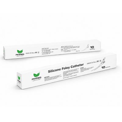 FOLEY CH18, silikono kateteris, 2 kan., 10 vnt., 15 ml