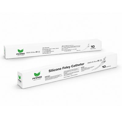 FOLEY CH22, silikono kateteris, 2 kan., 10 vnt., 30 ml