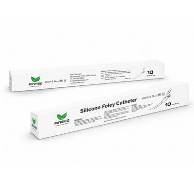 FOLEY CH24, silikono kateteris, 2 kan., 10 vnt., 30 ml