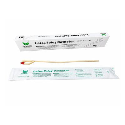 FOLEY CH28, latekso kateteris, 2 kan., 10 vnt., 30 ml