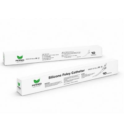 FOLEY CH6, silikono kateteris, 2 kan., 10 vnt., 1.5 ml