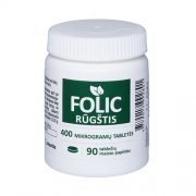 Folio rūgštis 400 mcg, 90 tab.