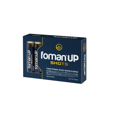 FOMAN UP SHOTS, ., 14 buteliukų, 25 ml