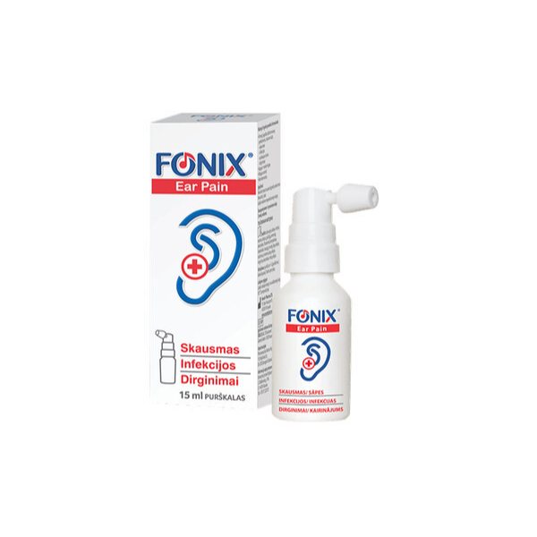 FONIX purškalas EAR PAIN, 15 ml