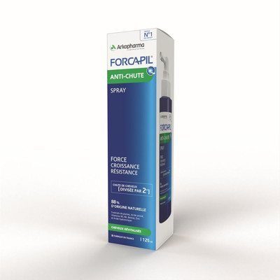 FORCAPIL ANTI-CHUTE SPRAY, purškiklis slenkantiems plaukams, 125 ml
