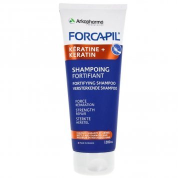FORCAPIL su keratinu šampūnas pažeistiems plaukams, 200 ml