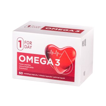 FORDAY OMEGA 3, 60 minkštų kapsulių