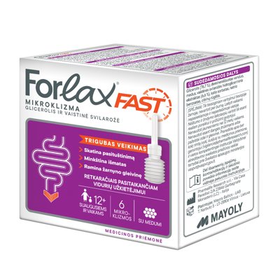 FORLAX Fast, mikroklizma, N6
