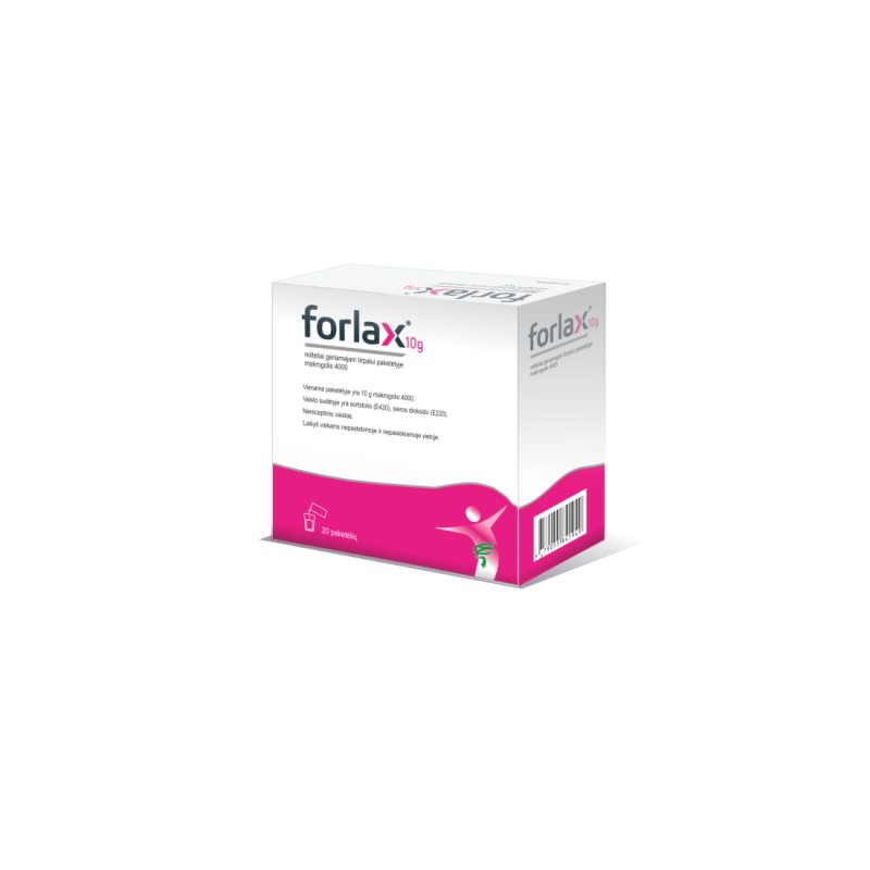FORLAX milt. ger. tirp. N20 (lyg.imp.), 10 g