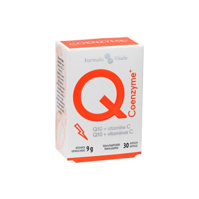 FORMULA VITALE COENZYME +, 30 kapsulių